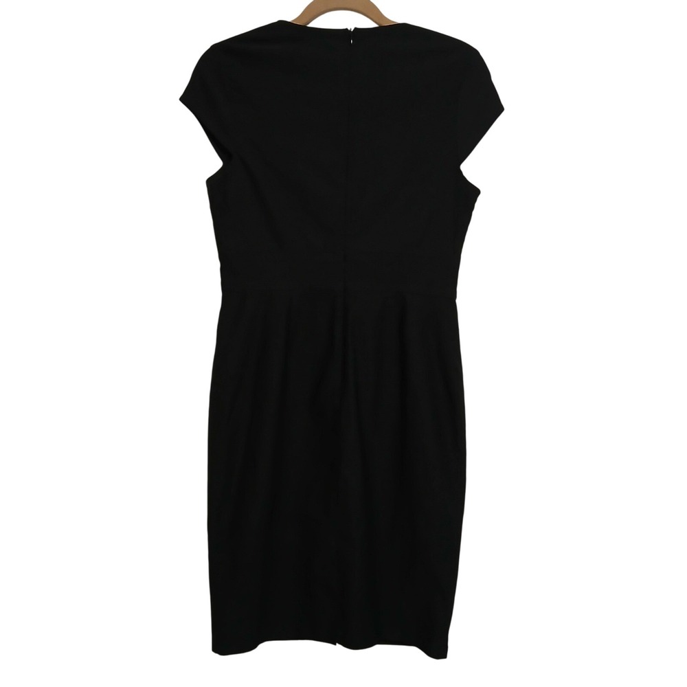 Grace Karin Black Sheath Dress Cut Out Neckline Career‎ Cocktail Medium - Picture 2 of 7